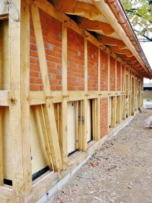 Fachwerkneubau aus Eiche